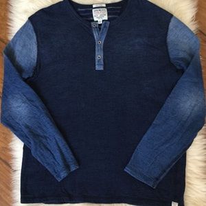 Mens true indigo Lucky Brand tee in Large